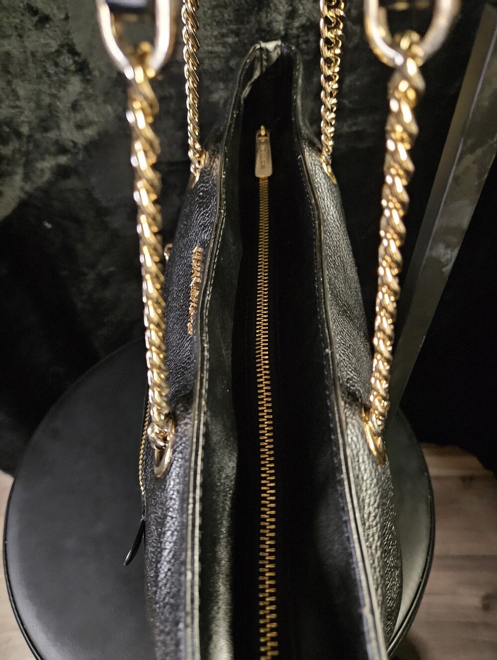 Michael Kors Jet Set Medium Front Pocket Chain Tote Bag - Picture 7 of 13